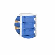 Plastkasse til bakke- og plastkassevogn 300x400x110mm i bl&aring;