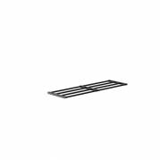 Skohylde til fritst&aring;ende b&aelig;nk, bredde 100cm, sortlakeret st&aring;l