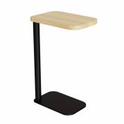 Laptopbord Xakt i massiv ask med sort stel 