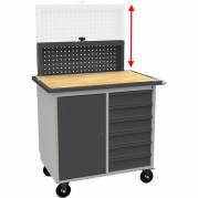 Elevatortavle til SMV v&aelig;rkstedsvogn, RAL7004/7024