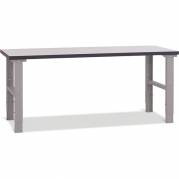 Fileb&aelig;nk med gr&aring; laminat bordplade 2000x800mm 