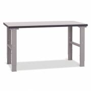 Fileb&aelig;nk med gr&aring; laminat bordplade 1500x800mm 