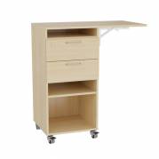 Ståbord Stig model B i birk laminat med højrevendt klap 