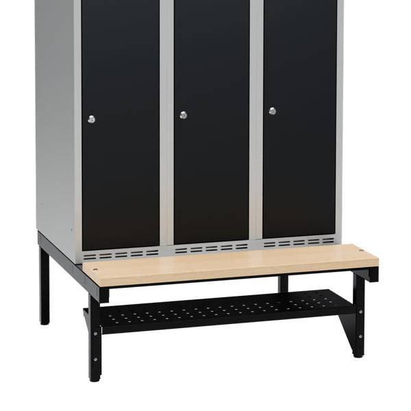 Skohylde til garderobeskab med en bredde på 900mm, sort