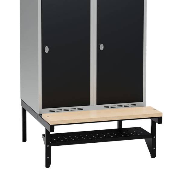 Skohylde til garderobeskab med en bredde p&aring; 800mm, sort