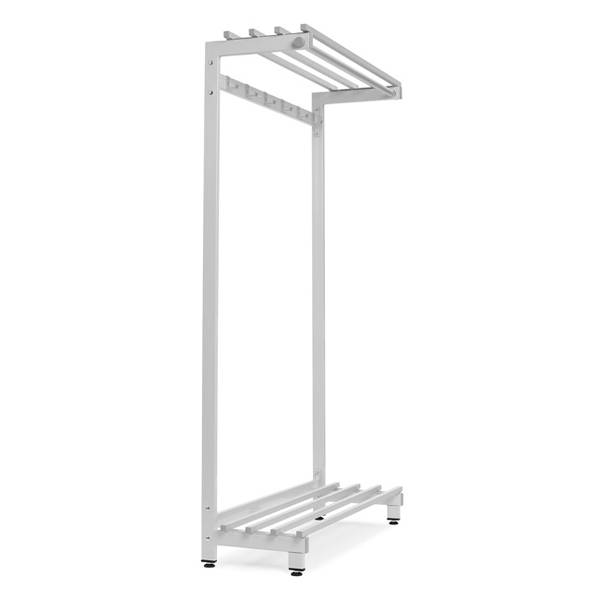 Garderobestativ Fritstående 1-Sidet Bredde 1050Mm