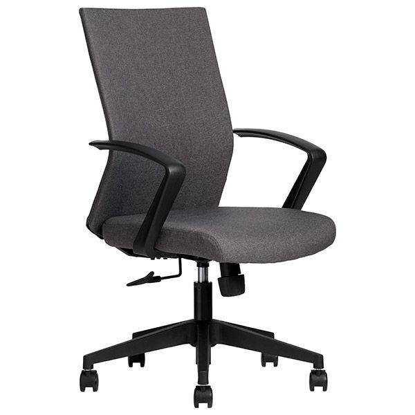 Pluto 2.0 kontor- og konferencestol med arml&aelig;n gr&aring;