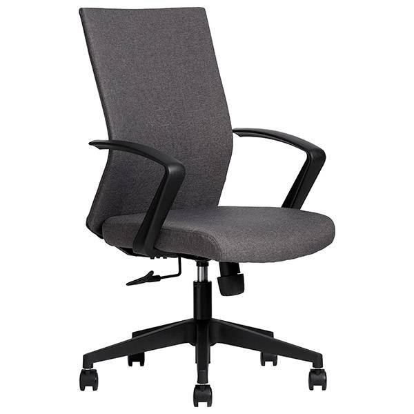 Pluto 2.0 kontor- og konferencestol med arml&aelig;n gr&aring;