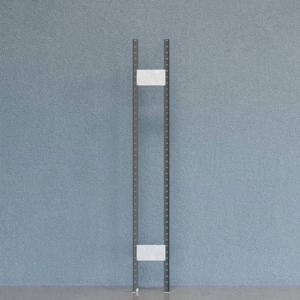 Gavl V06 &aring;ben med 2 stolper og 2 tv&aelig;rplader 2100x300mm