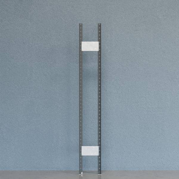 Gavl V06 &aring;ben med 2 stolper og 2 tv&aelig;rplader 2100x300mm