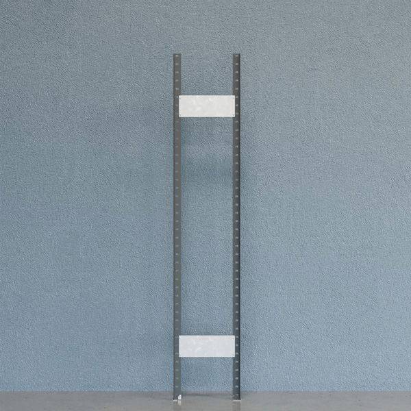 Gavl V06 &aring;ben med 2 stolper og 2 tv&aelig;rplader 2100x400mm