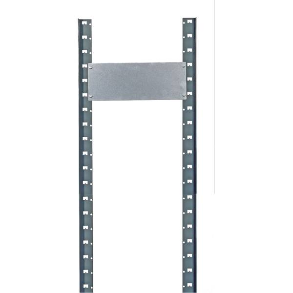 Gavl V06 åben med 2 stolper og 2 tværplader 2100x600mm