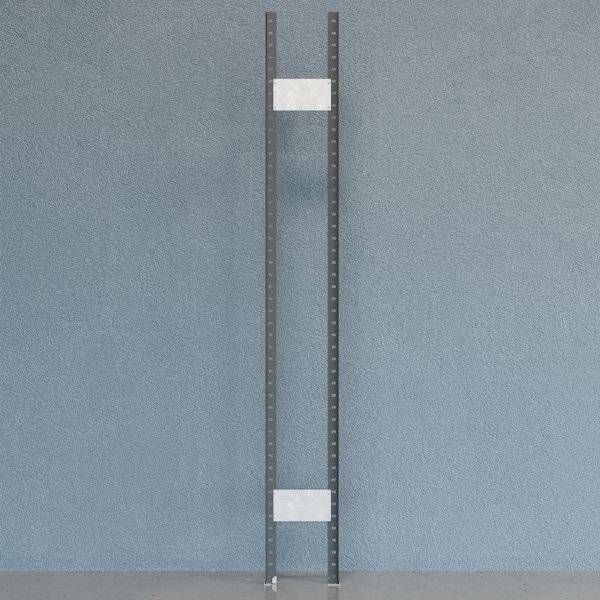 Gavl V06 &aring;ben med 2 stolper og 2 tv&aelig;rplader 2500x300mm