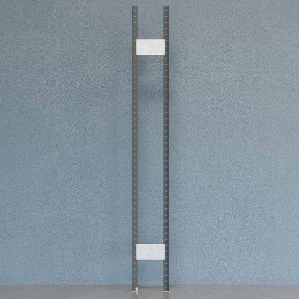 Gavl V06 &aring;ben med 2 stolper og 2 tv&aelig;rplader 2500x300mm