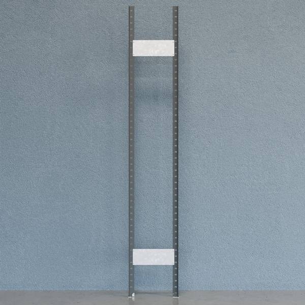 Gavl V06 &aring;ben med 2 stolper og 2 tv&aelig;rplader 2500x400mm