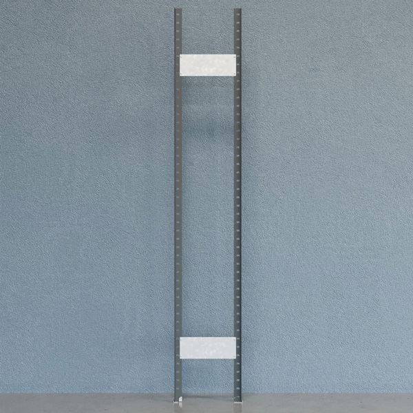 Gavl V06 &aring;ben med 2 stolper og 2 tv&aelig;rplader 2500x400mm