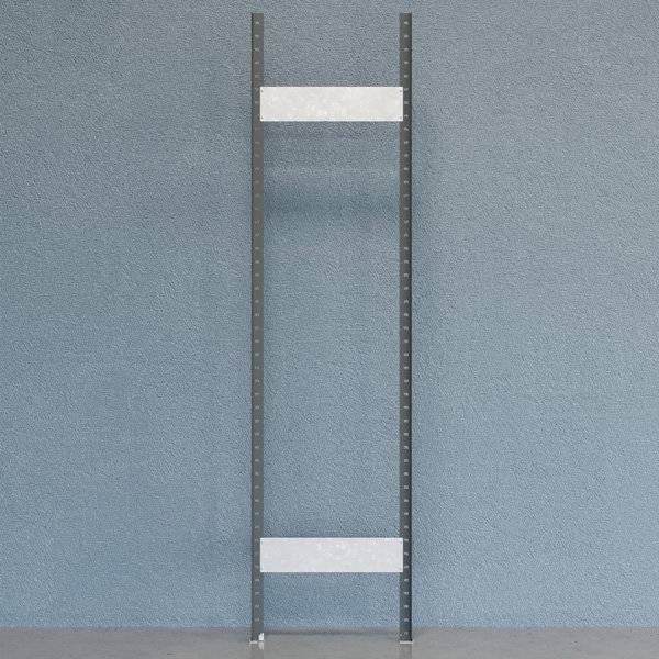 Gavl V06 &aring;ben med 2 stolper og 2 tv&aelig;rplader 2500x600mm