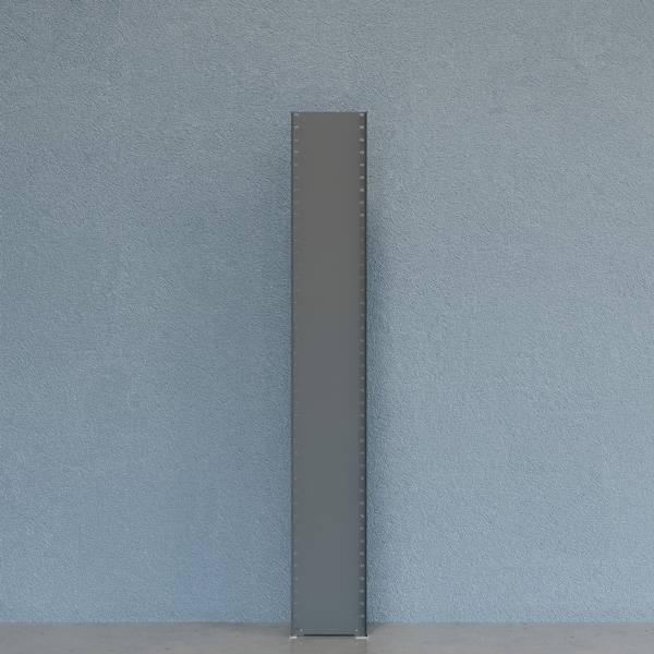 Gavl V06 lukket med 2 stolper og 1 lukket gavlplade 2100x300mm