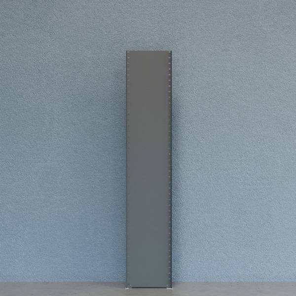 Gavl V06 lukket med 2 stolper og 1 lukket gavlplade 2100x400mm