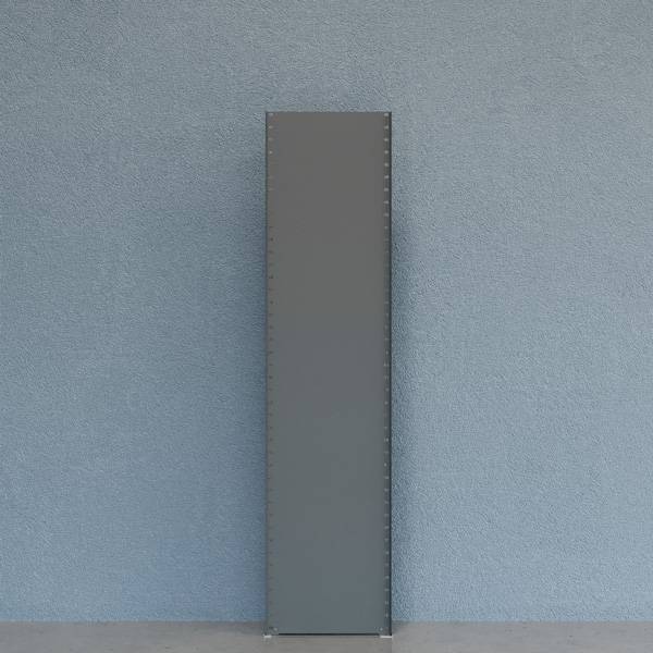 Gavl V06 lukket med 2 stolper og 1 lukket gavlplade 2100x500mm