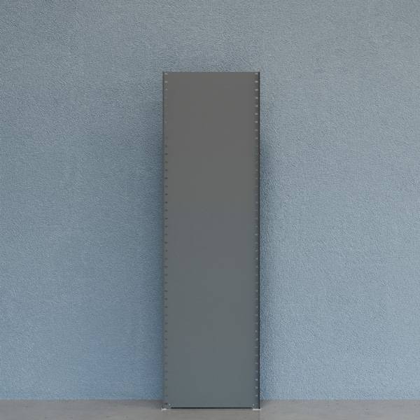 Gavl V06 lukket med 2 stolper og 1 lukket gavlplade 2100x600mm