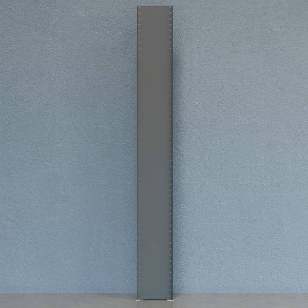 Gavl V06 lukket med 2 stolper og 1 lukket gavlplade 2500x300mm