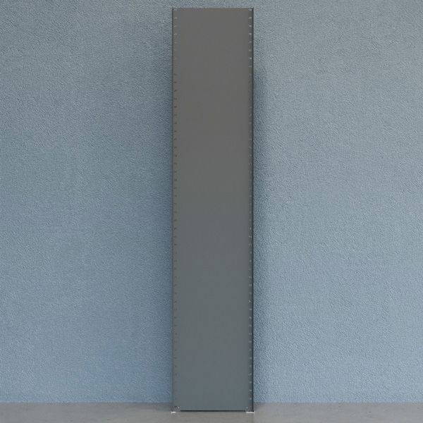 Gavl V06 lukket med 2 stolper og 1 lukket gavlplade 2500x500mm