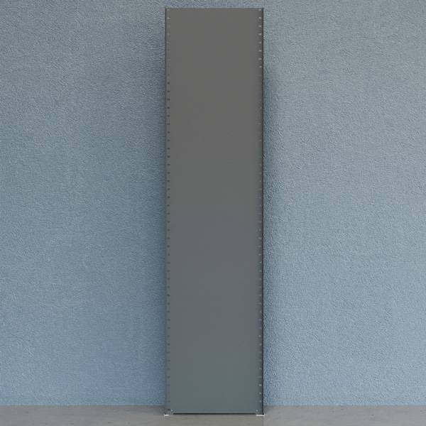 Gavl V06 lukket med 2 stolper og 1 lukket gavlplade 2500x600mm