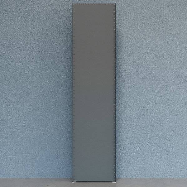 Gavl V06 lukket med 2 stolper og 1 lukket gavlplade 2500x600mm
