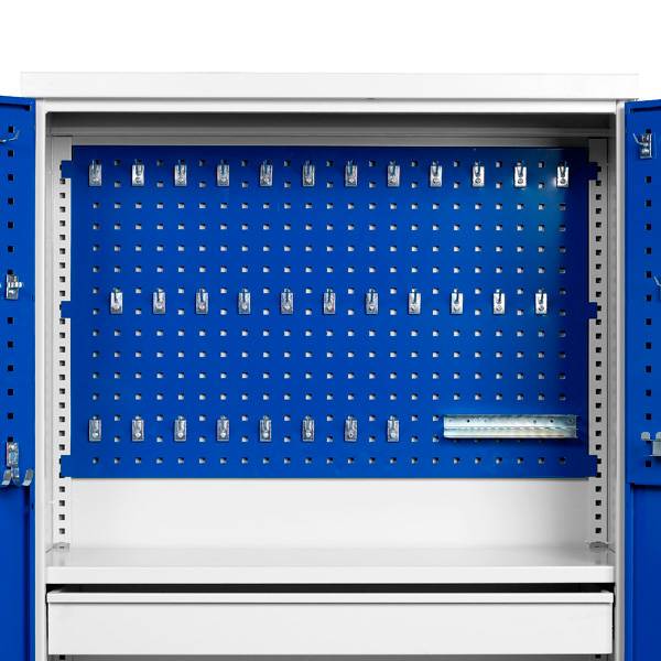 GBP v&aelig;rkt&oslash;jstavle ryg til SMV v&aelig;rkt&oslash;jsskab 965x600mm bl&aring;