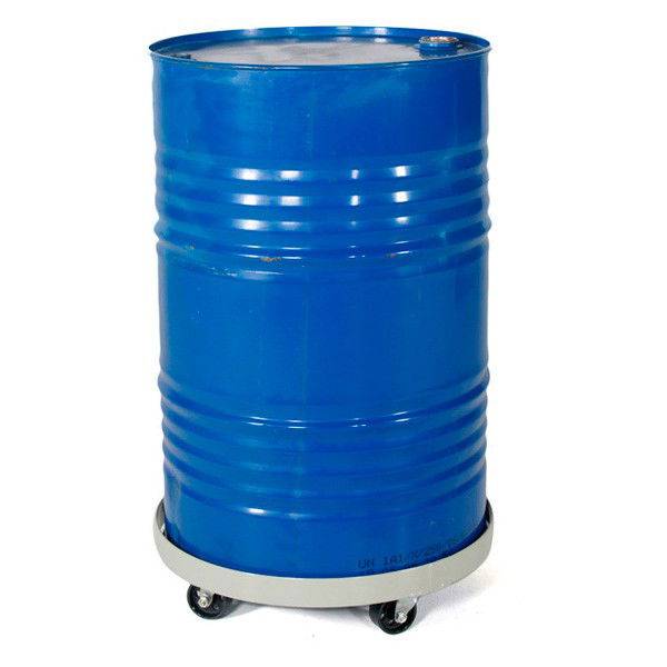 T&oslash;nde- og d&aelig;ktrolley med 4 drejelige hjul i svejst st&aring;l  