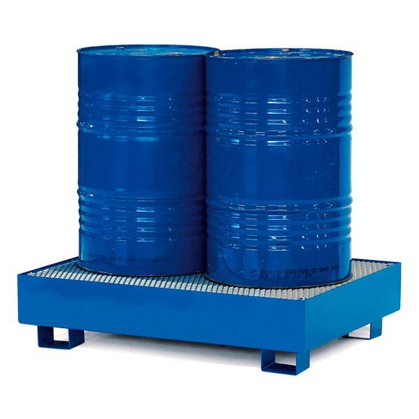 Spildbakke til to st&aring;ende t&oslash;nder med 260 liters opsamlingsvolumen