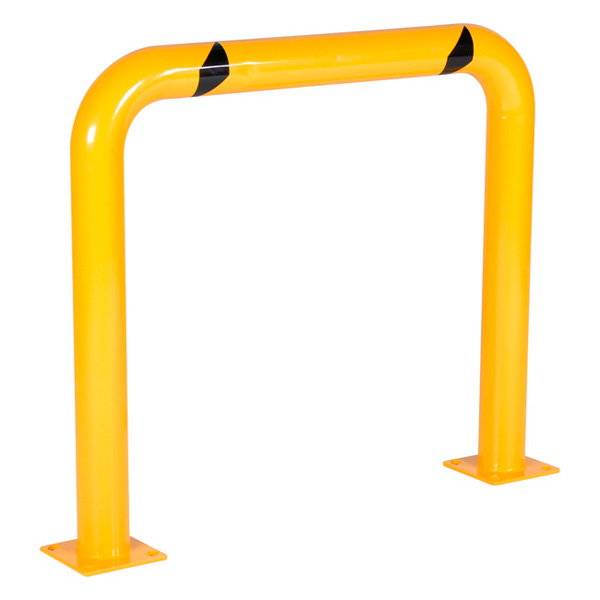 Afsk&aelig;rmningsstolpe i st&aring;l til afsp&aelig;rring af arbejdsomr&aring;der