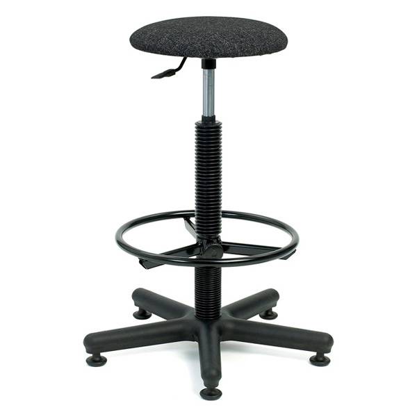 Goliat Industristol 520-785mm med fodring og glidesko