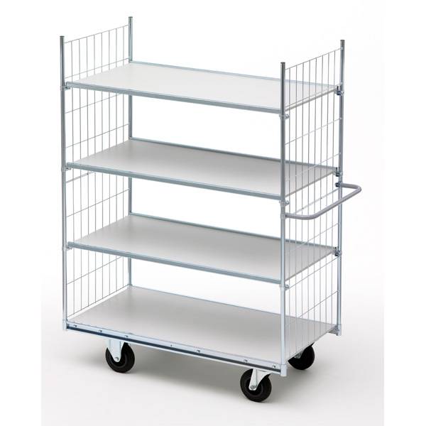 Hyldevogn med 4 hylder 1690x650x1790mm