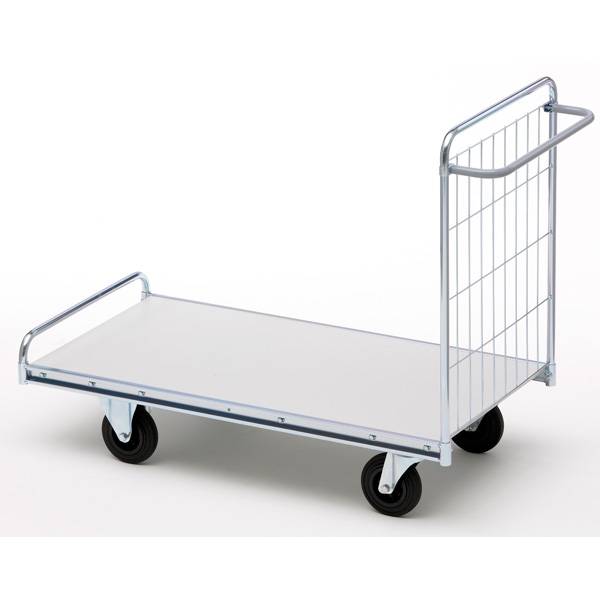 Ladvogn med 1 gavl 1030x650x1790mm forkromet