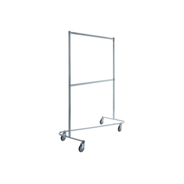 Zeta t&oslash;jstativ 2 niveauer 2030x1530x660mm, 4 drejelige &Oslash;125mm hjul