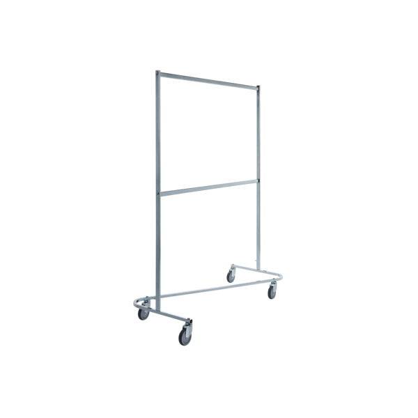 Zeta t&oslash;jstativ 2 niveauer 2030x1530x660mm, 4 drejelige &Oslash;125mm hjul