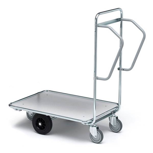 Plateau ladvogn 1110x620x1530mm forkromet