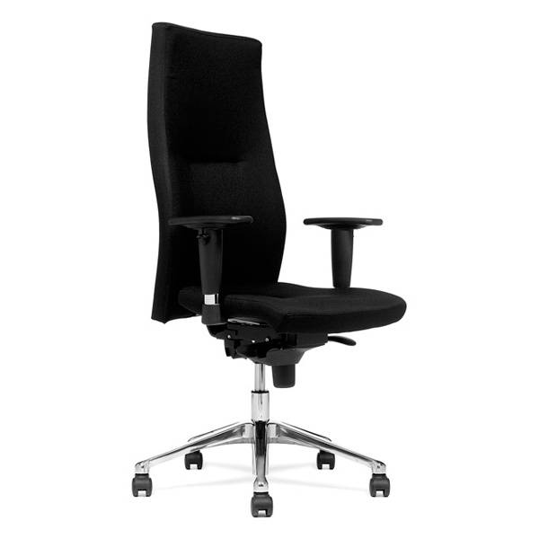 Nero HighBack kontorstol i sort stof