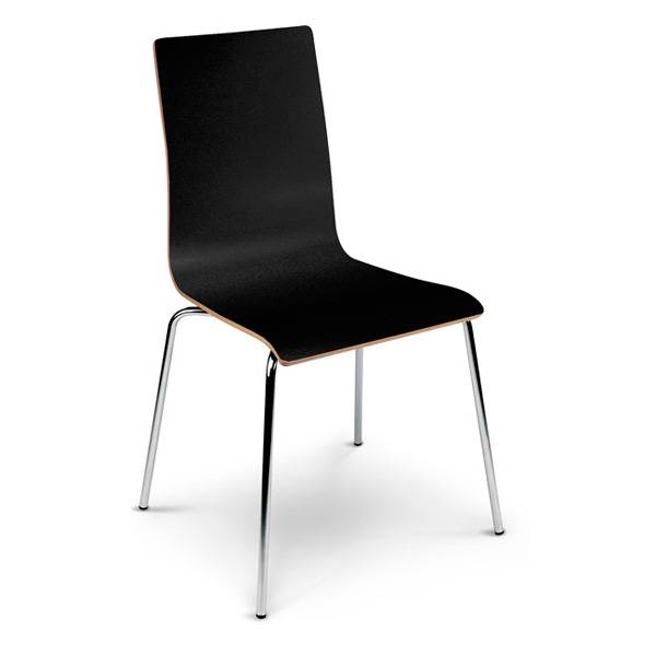 Cafestol VII standard med krom stel og sort laminat
