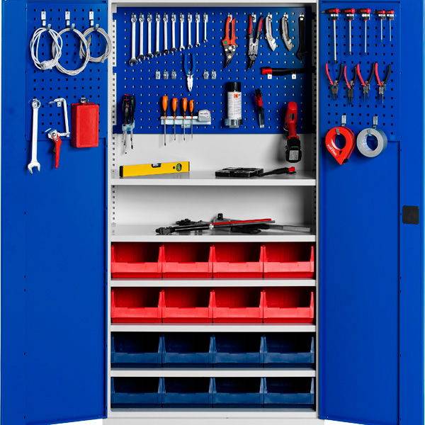 V&aelig;rkt&oslash;jsskab SMV kombination nr 4 1990x1000x435mm