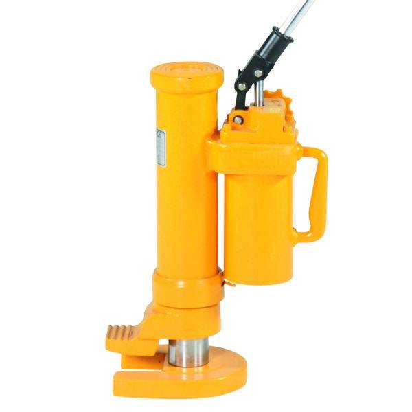 Hydraulisk maskindonkraft med 10 tons kapacitet, gul