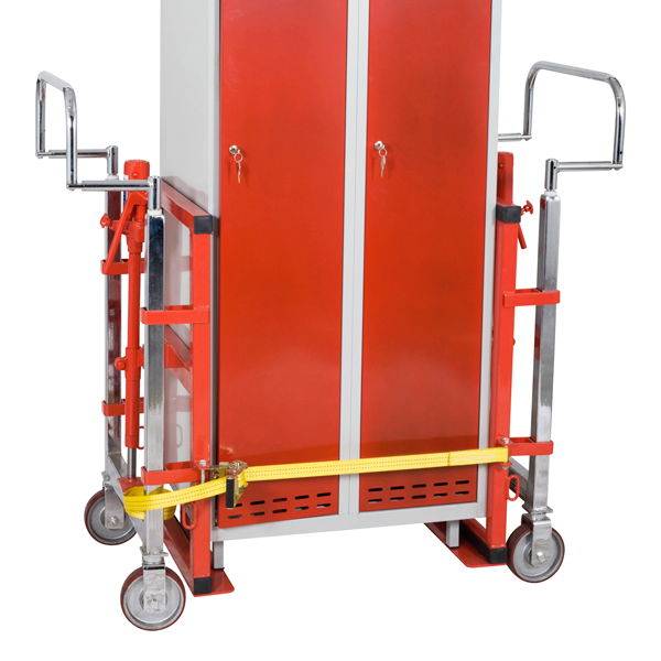 M&oslash;beltransport&oslash;r med hydraulisk l&oslash;ft til tungt gods, 1800 kg