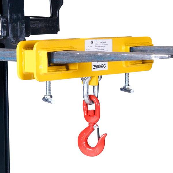 L&oslash;fteblok eller gaffelkrog til truck, kapacitet p&aring; 2500 kg