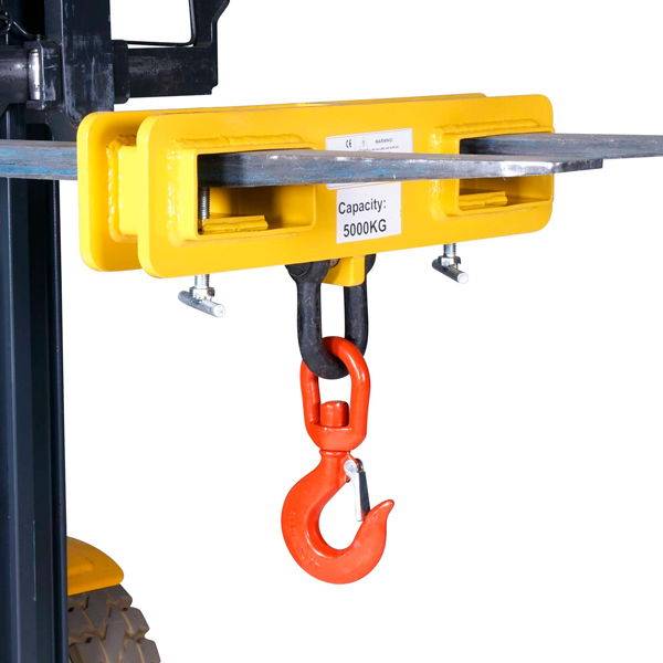L&oslash;fteblok eller gaffelkrog til truck, kapacitet p&aring; 5000 kg