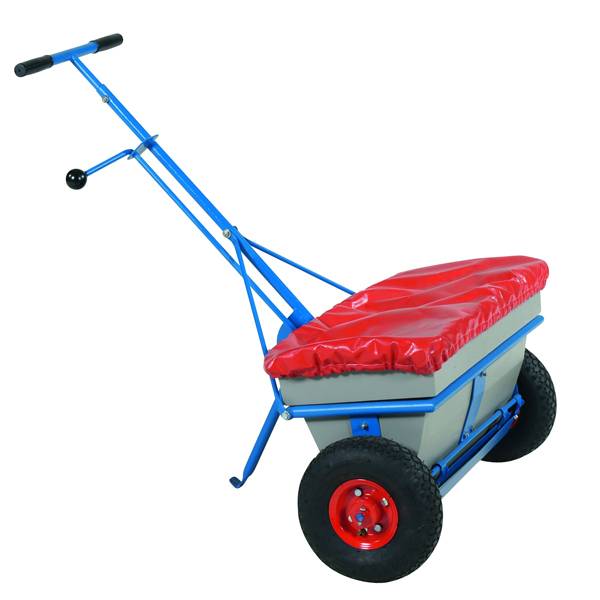 Sandspreder til salt, sand og fr&oslash;, kapacitet 35 liter