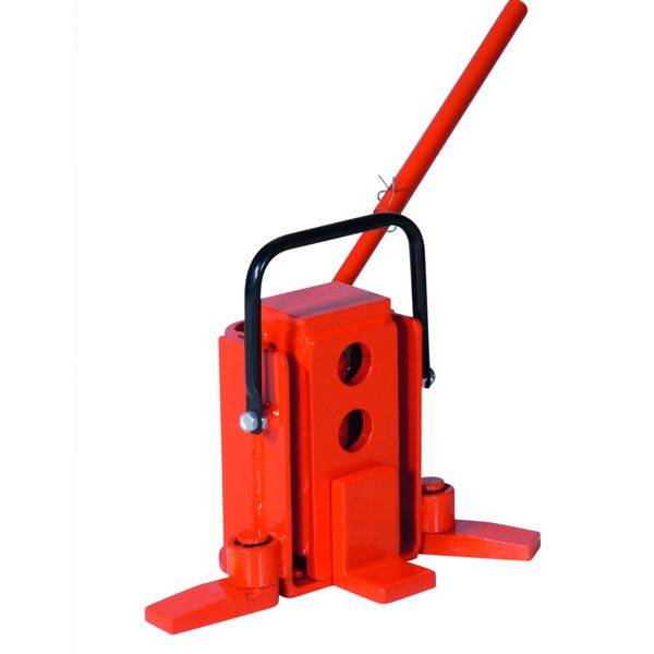 Hydraulisk maskindonkraft med 3 tons kapacitet, r&oslash;d