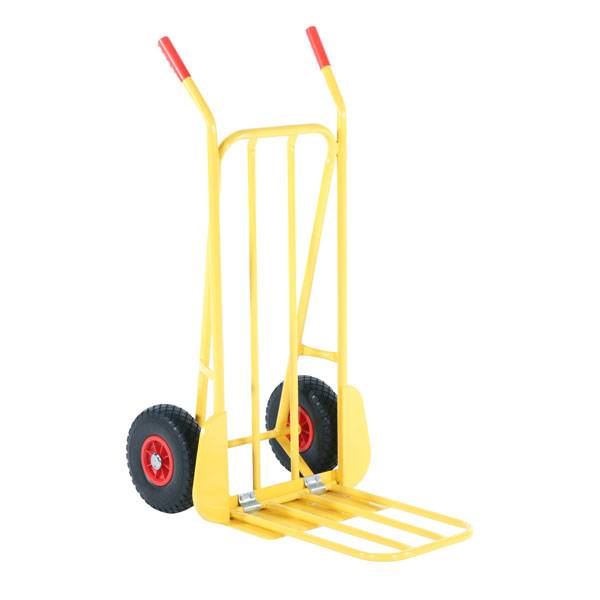 S&aelig;kkevogn standard med to st&aelig;rke b&aelig;replader - kapacitet 250 kg