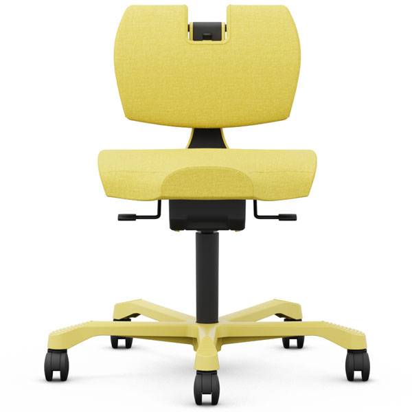Kontorstol EVO aktiv ergonomisk arbejdsstol, Gul